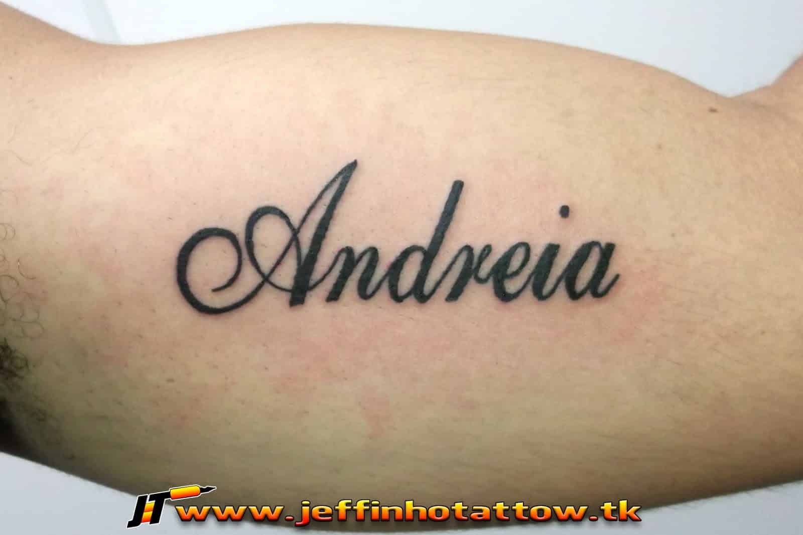 Tatuagem - Andreia - Jeffinho Tattow