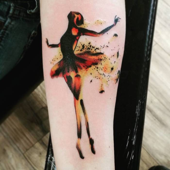 tatuagem bailarina 1