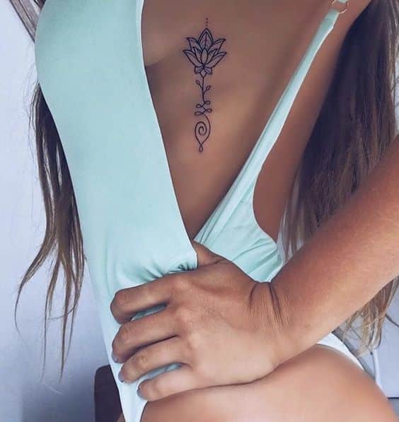 tatuagem mandala feminina pequena