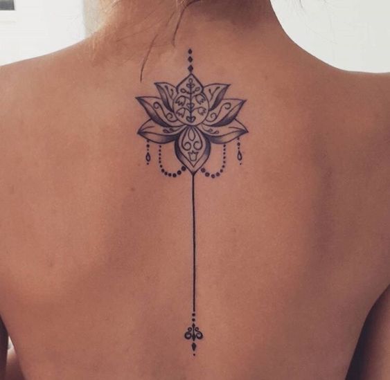 tatuagem mandala feminina