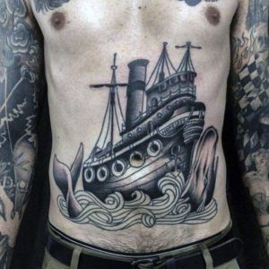 tatuagem na barriga masculina